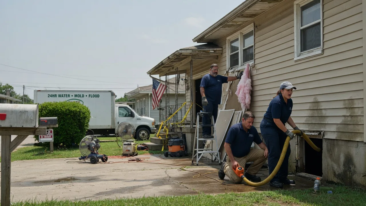 Water Damage Repair in Greenwood, LA near me